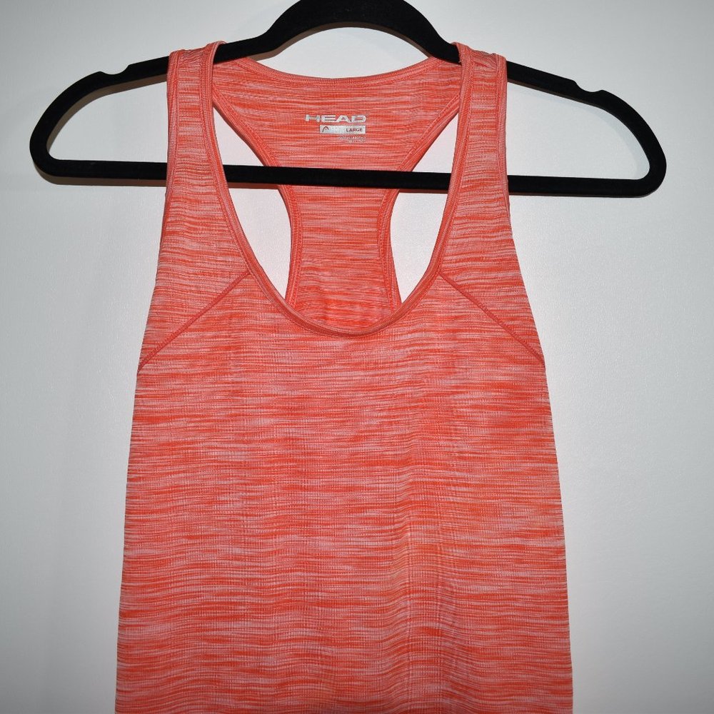 Head Women's New Slim Dry Motion Orange Tank Top